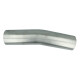 15° Titanium Elbow Mandrel Bend 89mm / 3.5" - 1,2mm WT - 1.5D - Grade 2
