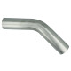 45° Degree Titanium Elbow Mandrel Bend 76mm / 3" - 1,2mm WT - 1.5D - Grade 2