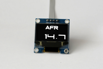 OLED digital single AFR (Air fuel Ratio 7.4 - 22.4) gauge // extra large digits