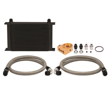 Upgrade universal oil cooler kit - 25 rows | MMOC-UHTBK