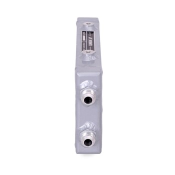 Universal Dual Pass Bar & Plate Oil Cooler, Small, Silver | MMOC-DP-SSL