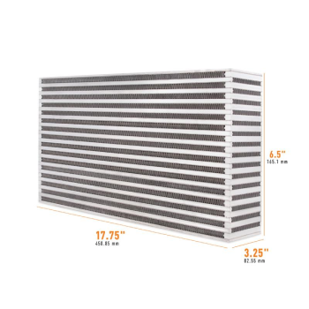 Universal Air-to-Air Race Intercooler Core, 17.75" x...
