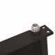 Universal 25-Row Oil Cooler, Black | MMOC-25BK