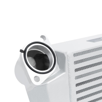 Subaru WRX Top Mount Intercooler Kit, 2008-2014, Silver w/ Blue | MMTMIC-WRX-08SLBL