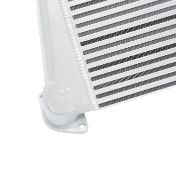 Subaru WRX Top Mount Intercooler Kit, 2008-2014, Silver w/ Blue | MMTMIC-WRX-08SLBL