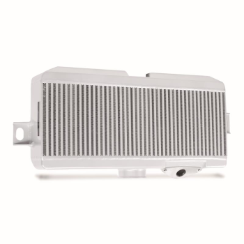 Subaru WRX STI Top Mount Intercooler Kit, 2008+, Silver w/ Black | MMTMIC-STI-08SLBK
