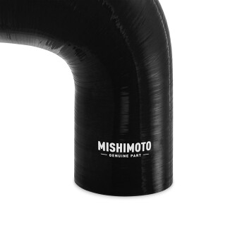 Silicone Reducer Coupler, 90°, 2.25° to 3°, Black | MMCP-R90-22530BK