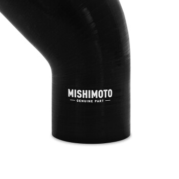 Silicone Reducer Coupler, 45°, 3.5° to 4°, Black | MMCP-R45-3540BK