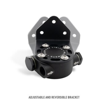 Remote Oil Filter Head, 3/4"-16 Thread, Black | MMOC-RFH-34BK