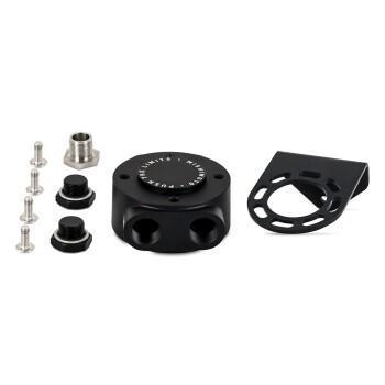 Remote Oil Filter Head, 3/4"-16 Thread, Black | MMOC-RFH-34BK