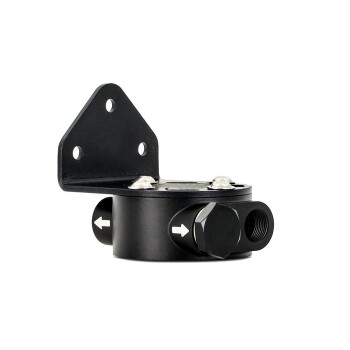Remote Oil Filter Head, 3/4"-16 Thread, Black | MMOC-RFH-34BK