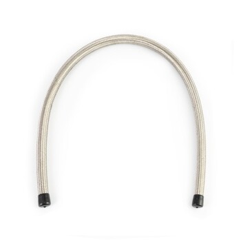 PTFE Braided -6AN 3 Ft. Hose, Stainless | MMSBH-0636-PS