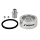 Oil Filter Spacer, 32mm, M20X1.5 Thread, Silver | MMOC-SPC32-M20SL