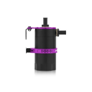 Baffled Oil Catch Can, Purple | Mishimoto