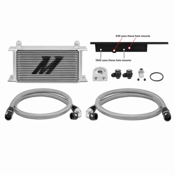Nissan 350Z Oil Cooler Kit, 2003-2009, Black | MMOC-350Z-03BK