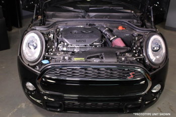 Mini Cooper S Air Intake Kit, 2014+, Wrinkle Red | MMAI-MIN-14WRD