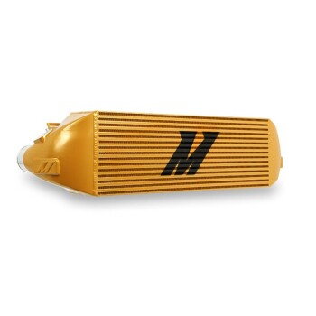 Ford Focus ST Intercooler Kit, 2013-2018, Gold w/ Polished Pipes | MMINT-FOST-13KPGD