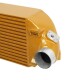 Ford Focus ST Intercooler Kit, 2013-2018, Gold w/ Polished Pipes | MMINT-FOST-13KPGD