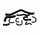 Honda Civic Silicone Radiator Hose Kit, 1988-1991, Black | MMHOSE-CIV-88BK