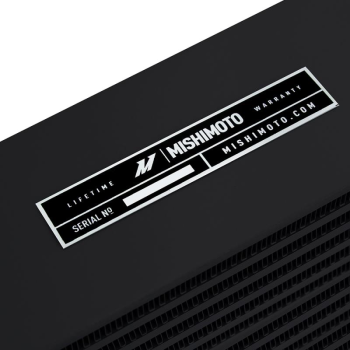 Heavy-Duty Oil Cooler, 17", Same-Side Outlets, Black | MMOC-SSO-17BK