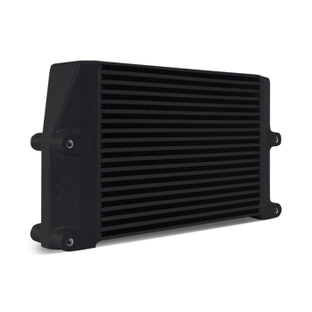 Heavy-Duty Oil Cooler, 10", Same-Side Outlets, Black...