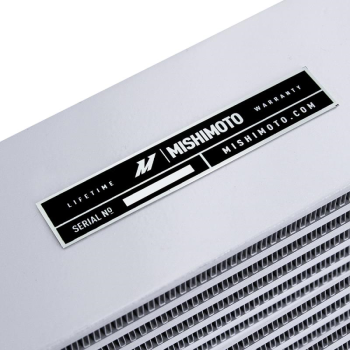 Heavy-Duty Oil Cooler, 10", Opposite-Side Outlets, Silver | MMOC-OO-10SL