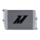 Heavy-Duty Oil Cooler, 10", Opposite-Side Outlets, Silver | MMOC-OO-10SL