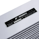 Heavy-Duty Oil Cooler, 10", Opposite-Side Outlets, Silver | MMOC-OO-10SL