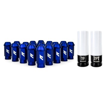 Aluminum Locking Lug Nuts M12x1.5, 20pc Set, Blue |...
