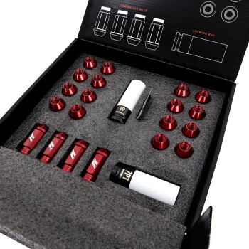 Aluminum Locking Lug Nuts M12x1.5, 20pc Set, Blue | MMLG-15-20LBL