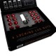 Aluminum Locking Lug Nuts M12x1.25, 20pc Set, Black | MMLG-125-20LBK