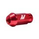 Aluminum Locking Lug Nuts M12x1.25, 20pc Set, Red | MMLG-125-20LRD
