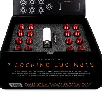 Aluminum Locking Lug Nuts 1/2 X 20, 23pc Set, Blue | MMLG-1220-23LBL