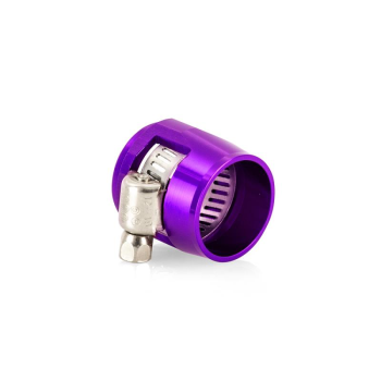Aluminum -8AN Hex Finishers, Purple | Mishimoto