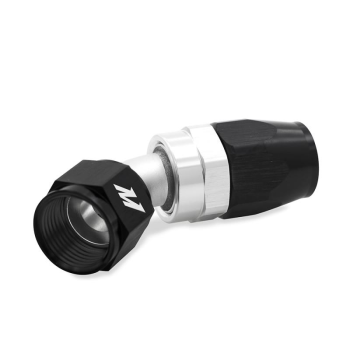 Aluminum -10AN 45° Fitting, Black | MMFT-SW-10-45