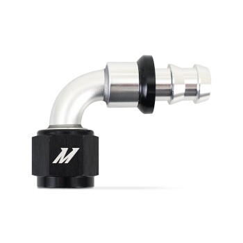 90&deg; Push Lock Fitting, -8AN | MMFT-PL-890