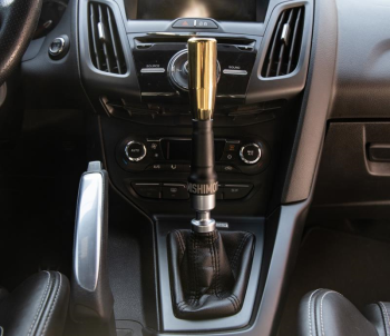6" Aluminum Shift Knob Extender, Black | MMSK-XT-6
