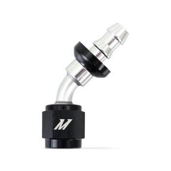 45° Push Lock Fitting, -4AN | MMFT-PL-445