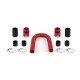 36in. Flexible Radiator Hose Kit, Red | Mishimoto