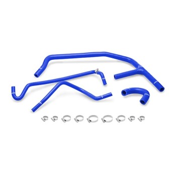 2015-2017 Ford Mustang Ecoboost Silicone ANC Hoses, Blue...