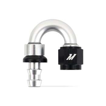 180° Push Lock Fitting, -6AN | MMFT-PL-6180