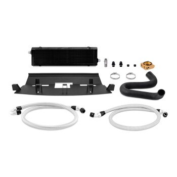 18+ Ford Mustang GT RHD Oil Cooler Kit, Black, Thermostatic | Mishimoto
