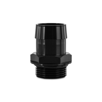 -16ORB to 1 1/4" Hose Barb Aluminum Fitting, Black |...