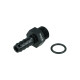 Dash ORB Screw-in Adapter to Smooth/Barb Hose Connection - Male