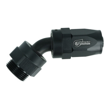 Swivel Hose End Dash to Metric - 45°