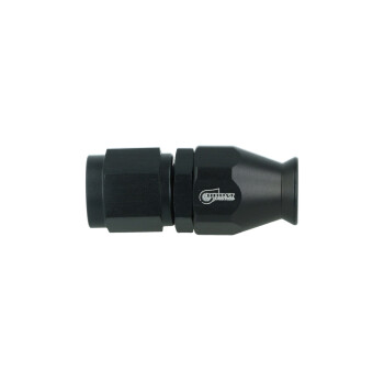 PTFE Dash Hose End High Flow - 0° Straight