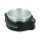 Aluminium V-Band Flex Joint Clamp Kit - satin black