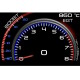 Universal multi function gauge display (Boost, RPM, Speed) for Double DIN head unit with sensors