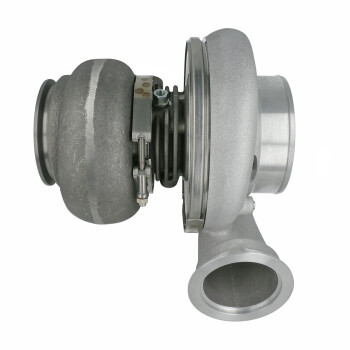 Precision Turbo PT 7680 NEXT GEN turbocharger / ball bearing / T4 Twinscroll 1.28 A/R / ext. WG / V-Band outlet / SPORTSMAN-COVER / up to 1475 HP