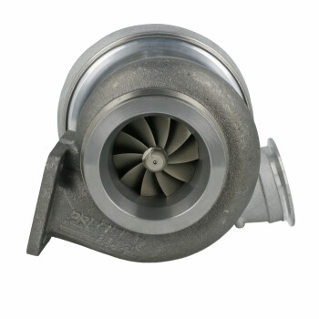 Precision Turbo PT 7680 NEXT GEN turbocharger / ball bearing / T4 Twinscroll 1.28 A/R / ext. WG / V-Band outlet / SPORTSMAN-COVER / up to 1475 HP